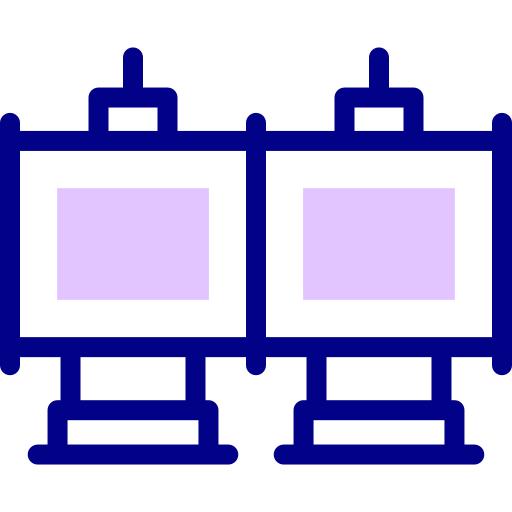 덕트 Detailed Mixed Lineal color icon