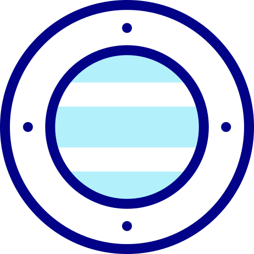 出口 Detailed Mixed Lineal color icon