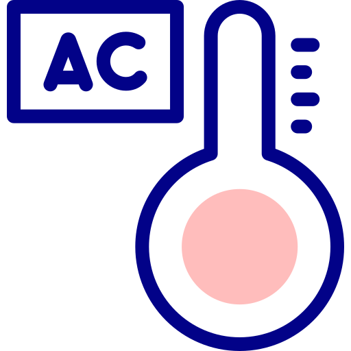 Термометр Detailed Mixed Lineal color иконка