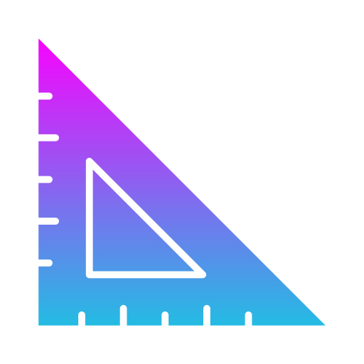 三角定規 Generic gradient fill icon