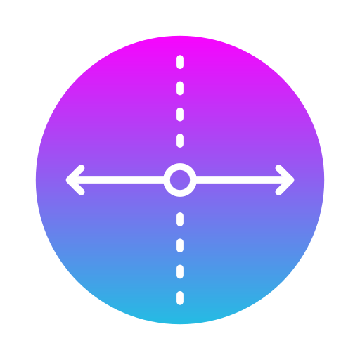 diámetro Generic gradient fill icono