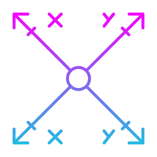 intersecare Generic gradient outline icona