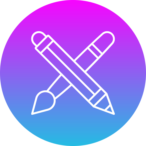 Drawing tool Generic gradient fill icon