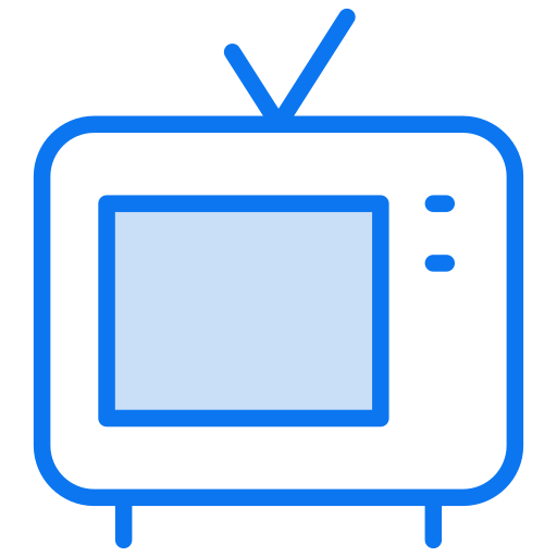 テレビ広告 Generic color lineal-color icon