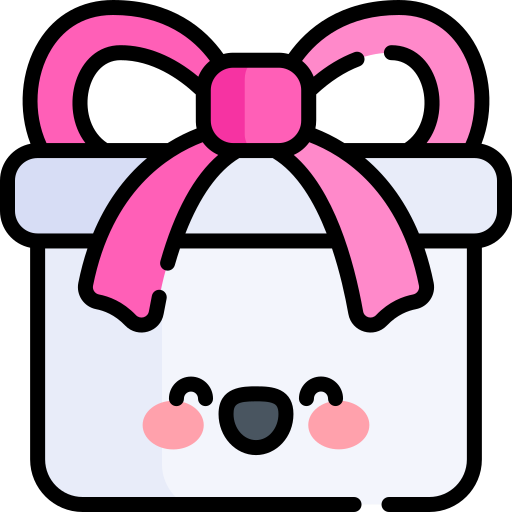 geschenkbox Kawaii Lineal color icon