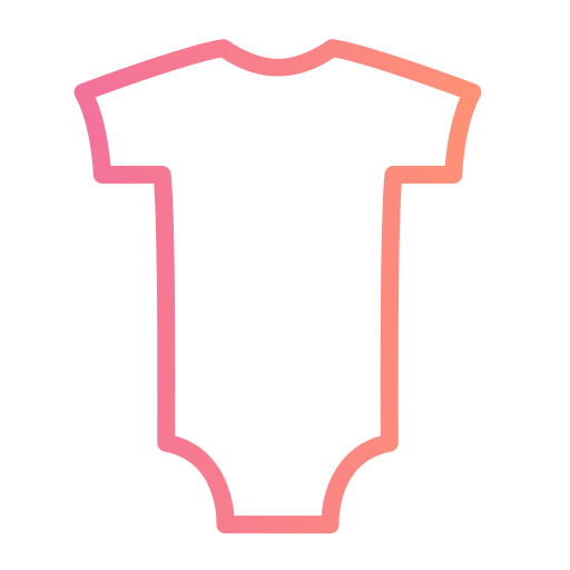 abbigliamento da bimbi Generic gradient outline icona