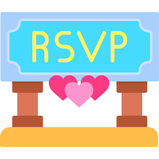 rsvp Generic color fill icona