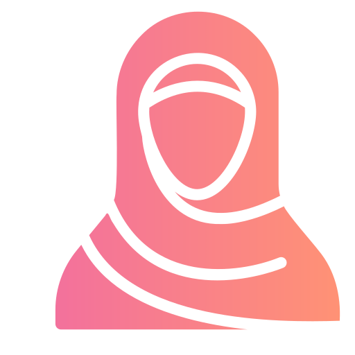 hidżab Generic gradient fill ikona