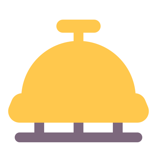 Hotel bell Generic color fill icon