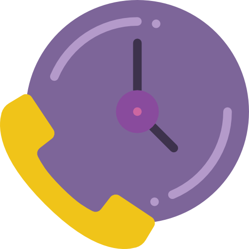 Time call Basic Miscellany Flat icon