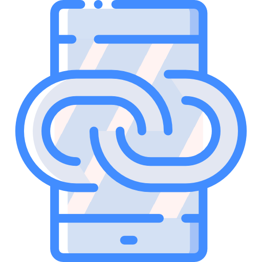 téléphone portable Basic Miscellany Blue Icône