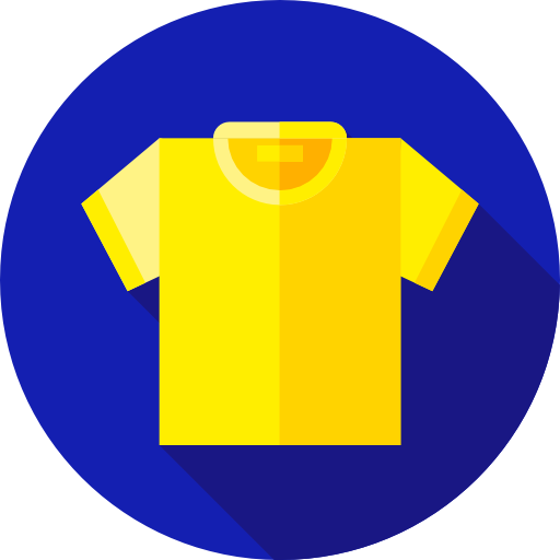 camisa Flat Circular Flat icono