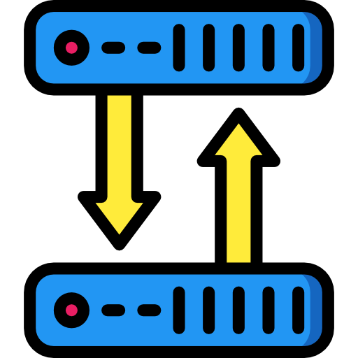 Server Basic Miscellany Lineal Color icon