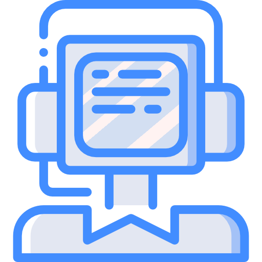 technischer support Basic Miscellany Blue icon