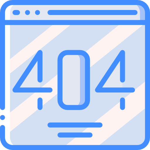 foutmelding 404 Basic Miscellany Blue icoon