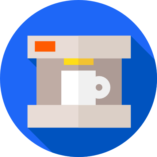 コーヒーメーカー Flat Circular Flat icon