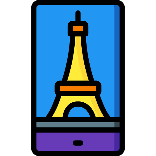 Эйфелева башня Basic Miscellany Lineal Color иконка