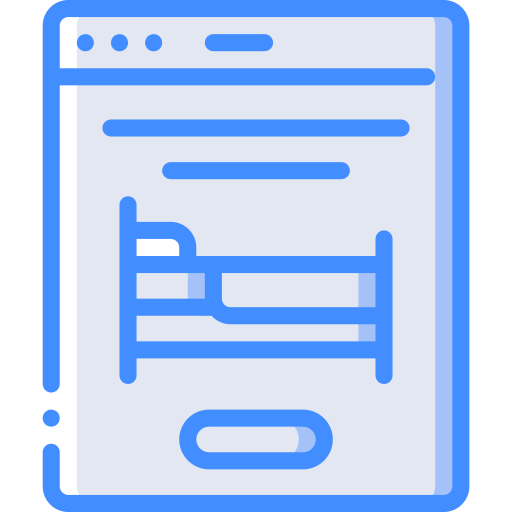 Booking Basic Miscellany Blue icon