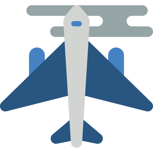 samolot Basic Miscellany Flat ikona