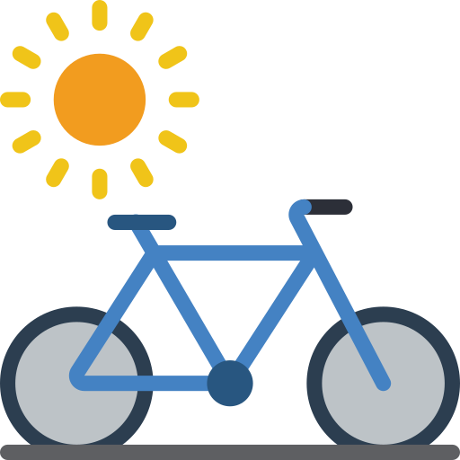 Bike Basic Miscellany Flat icon