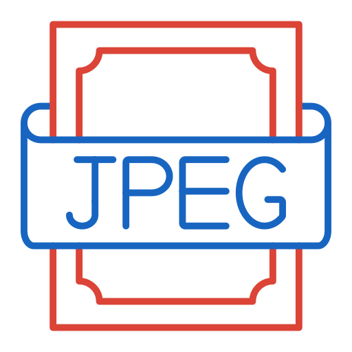 jpeg Generic color outline icon