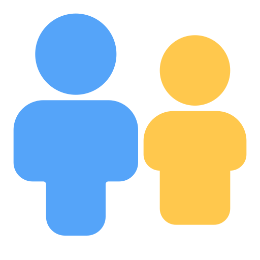 People Generic color fill icon