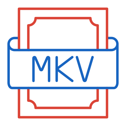 mkv Generic color outline icona
