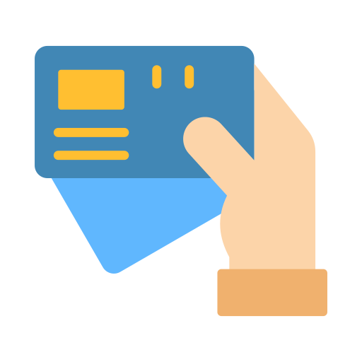 pago con tarjeta de crédito Generic color fill icono