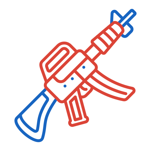 Пулемет Generic color outline иконка