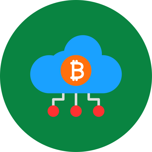 cloud-mining Generic color fill icon