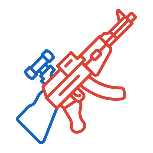 fusil de asalto Generic color outline icono
