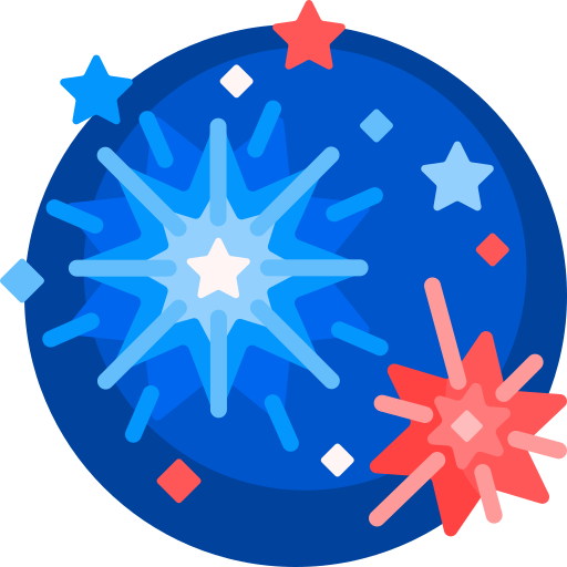 Fireworks Detailed Flat Circular Flat icon