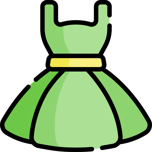 드레스 Kawaii Lineal color icon