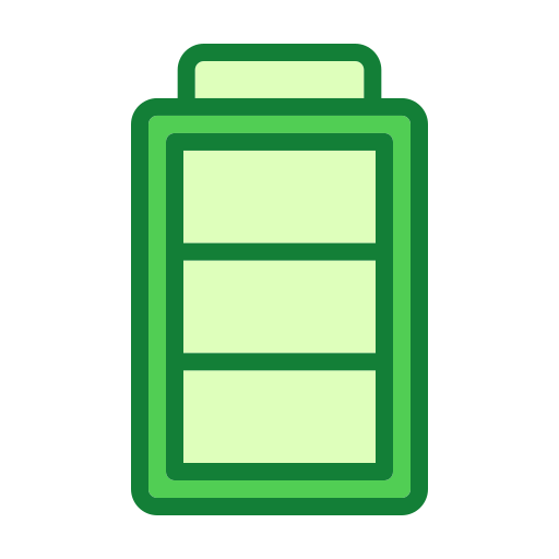 batterij balk Generic color lineal-color icoon