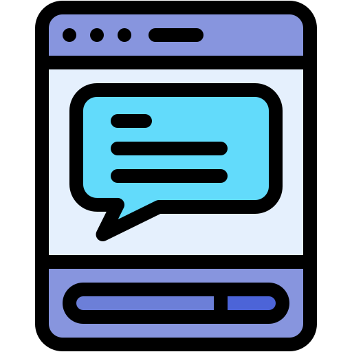 Chat Generic color lineal-color icon