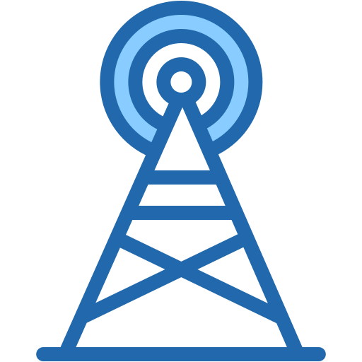 torre de señal Generic color lineal-color icono