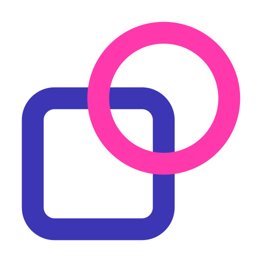 Intersect Generic color outline icon
