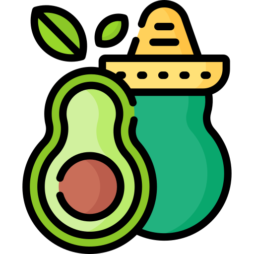 avocado Special Lineal color icon
