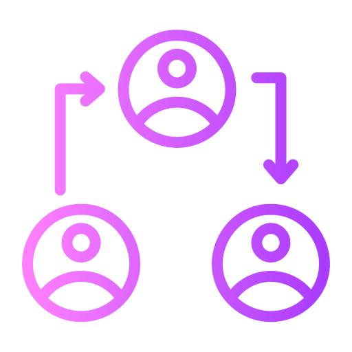 conectividad Generic gradient outline icono