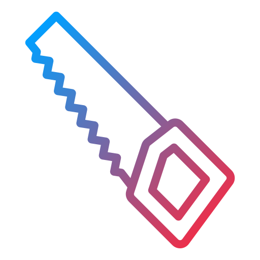 Hand saw Generic gradient outline icon