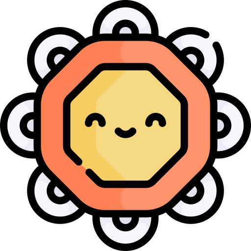 ジャロチョ Kawaii Lineal color icon