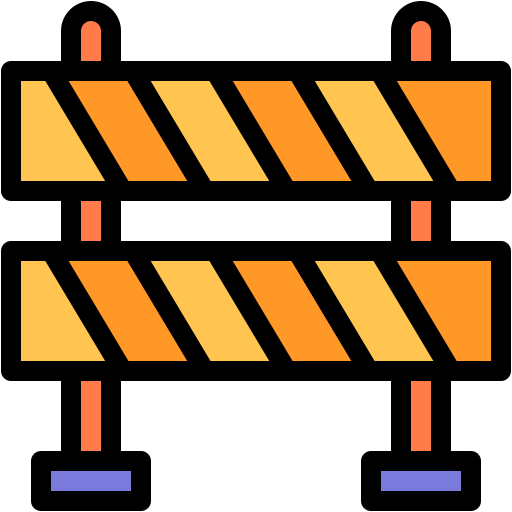 バリア Generic color lineal-color icon