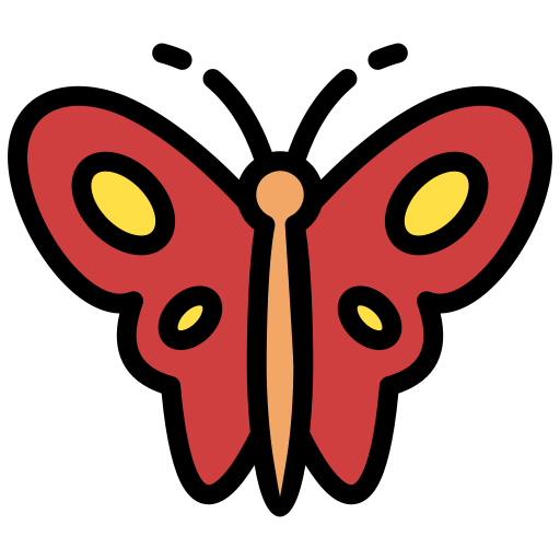 Бабочка Generic color lineal-color иконка