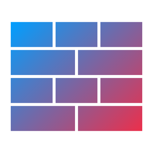 Brick Generic gradient fill icon