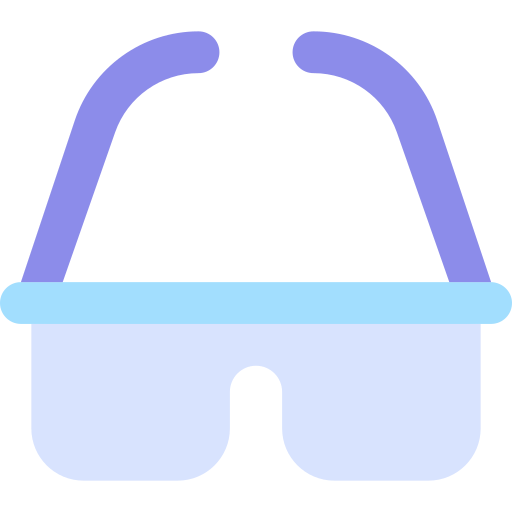lunettes de protection Generic color fill Icône