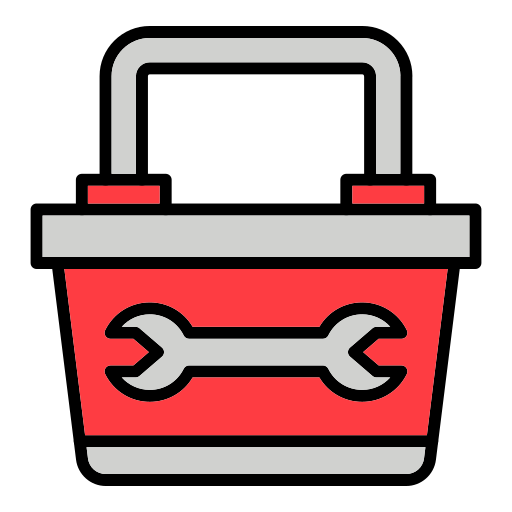 caja de herramientas Generic color lineal-color icono