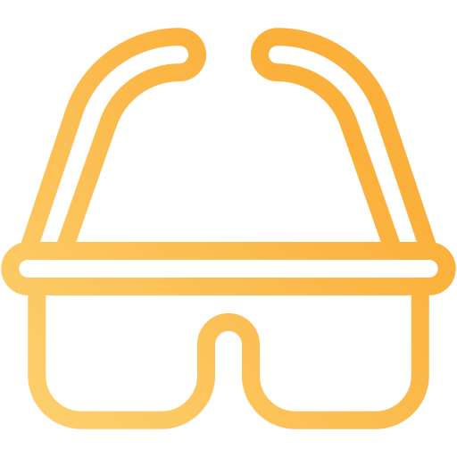 Óculos de segurança Generic gradient outline Ícone