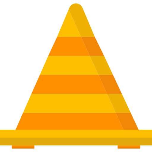 cone de tráfego Generic color fill Ícone