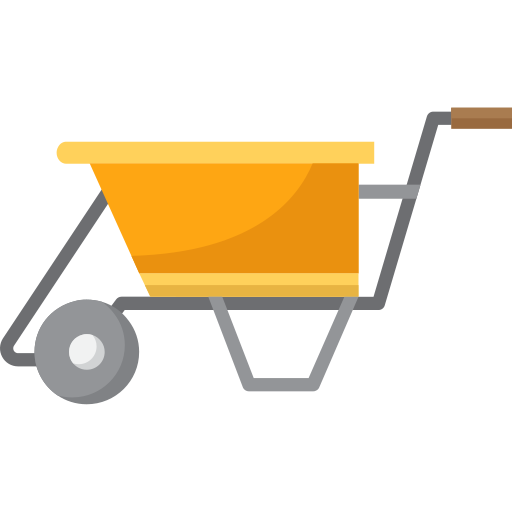 Wheelbarrow Generic color fill icon