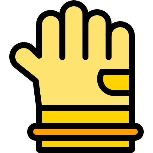 guantes de goma Generic color lineal-color icono